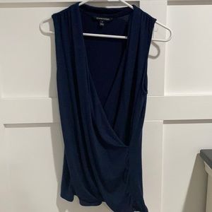 Navy sleeveless shirt